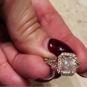 14K Rose Gold 2 CT Center Diamond (lab grown), IGI Certified